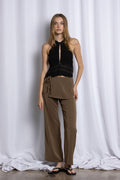 MILANO LOW-RISE TAILORED PANTS