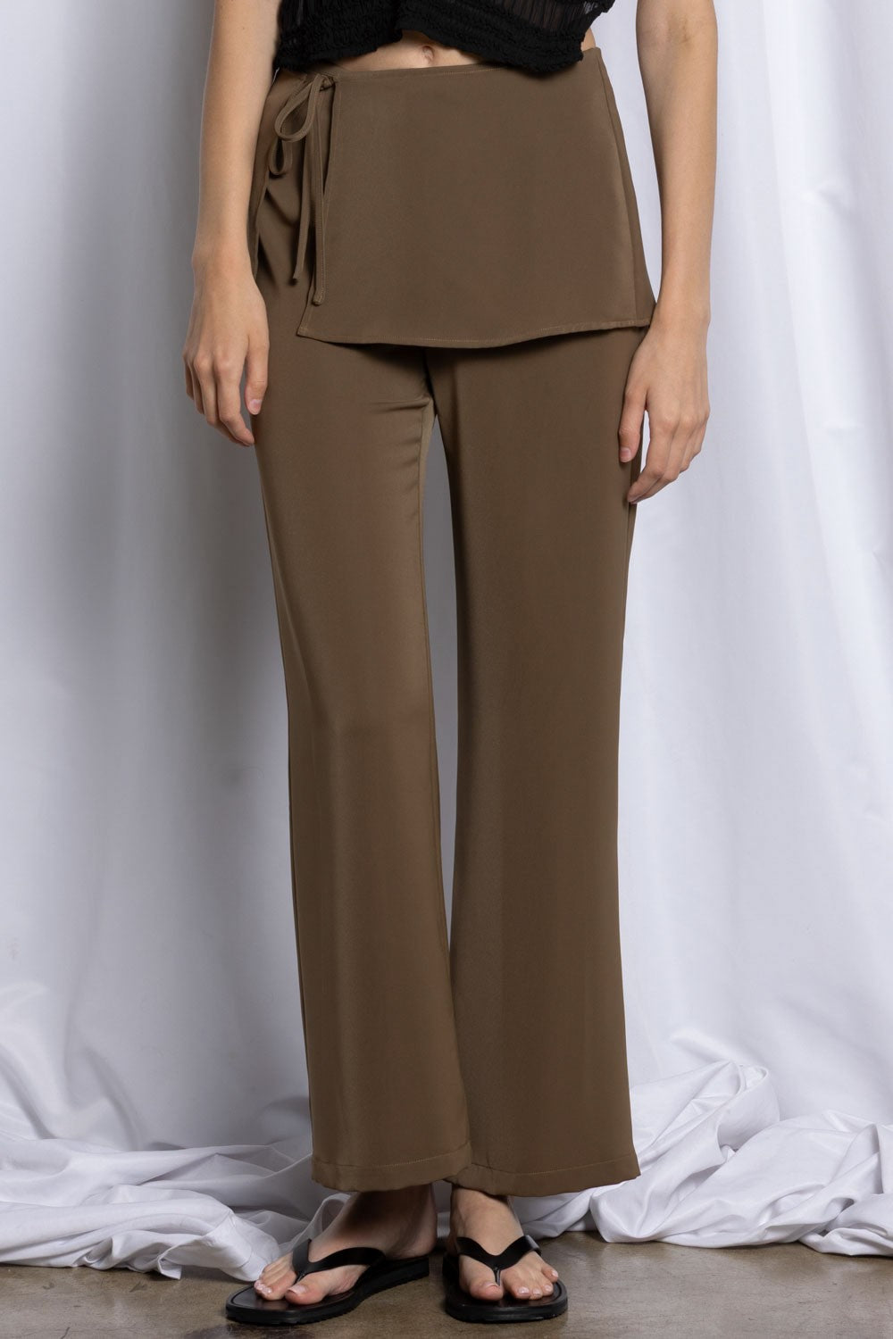 MILANO LOW-RISE TAILORED PANTS