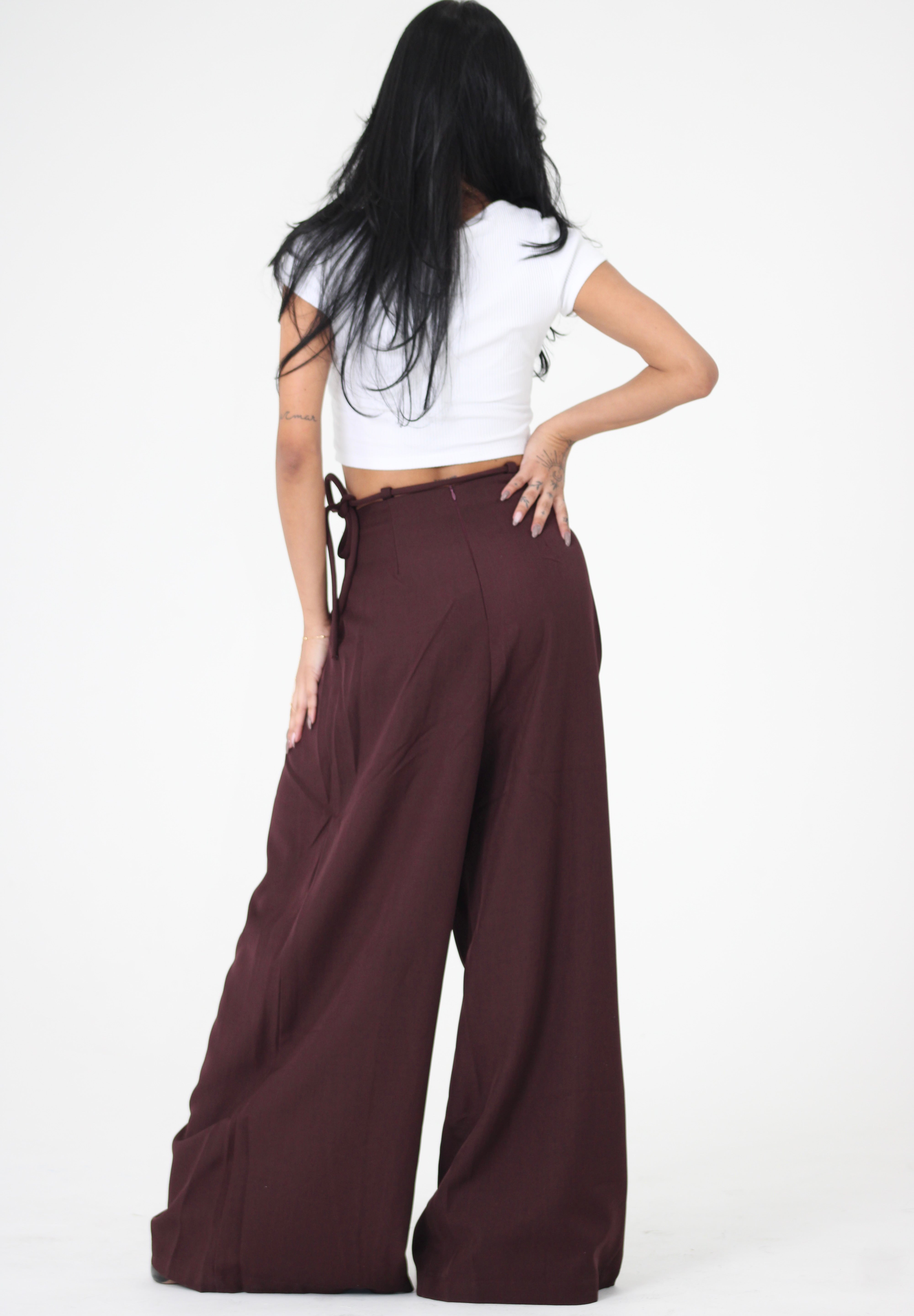 BURGUNDY PANTS