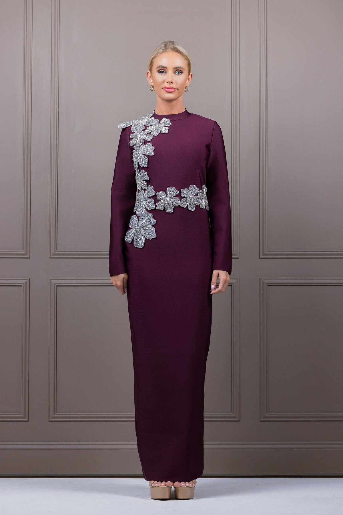 LIDIA WINE DRESS