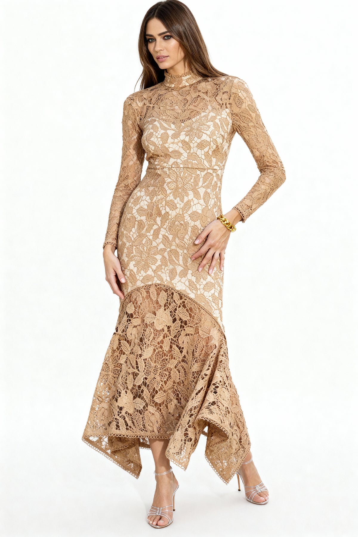 VENECCIA MOCHA DRESS